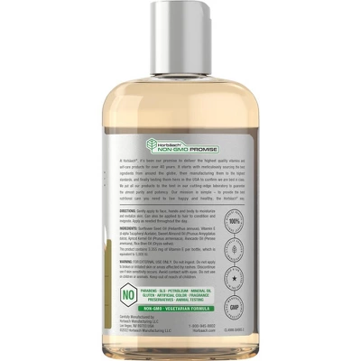 Horbaach Vitamin E Oil 5000 IU | 8 Oz (2 X 4 Oz)