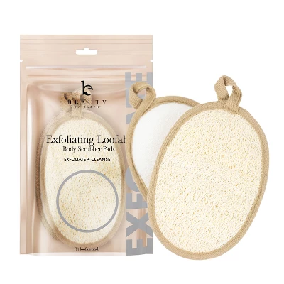 Beauty By Earth Exfoliating Loofah Sponge Body Scrubber Pack Of 2 Natural Loofah Sponges - Image 10
