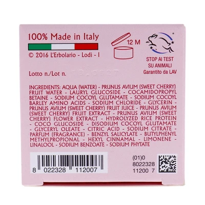 L'Erbolario Tra I Ciliegi Shower Gel - Body Wash - 8.4 Oz - Image 4