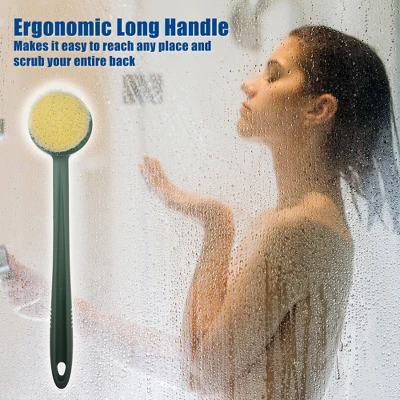 Unique Bargains Skin Exfoliating PP Back Scrubber With Long Handle Bath Brush 1 Pc - Image 5