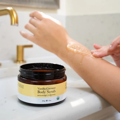 Beauty By Earth Organic Body Scrub - Vanilla Coconut, 10 Oz. - Image 6