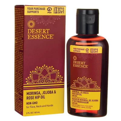 Desert Essence Moringa, Jojoba & Rose Hip Oil