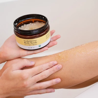 Beauty By Earth Organic Body Scrub - Vanilla Coconut, 10 Oz. - Image 8