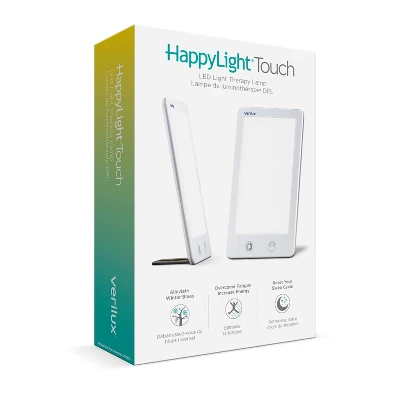 HappyLight Touch UV-Free LED Therapy Lamp 10,000 Lux White - Verilux - Image 6